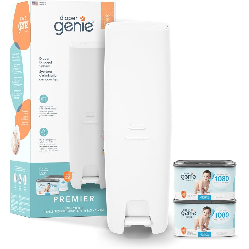 Diaper Genie Premier Diaper Pail front view