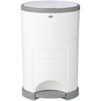 Dekor Eko Mini Diaper Pail front view in white