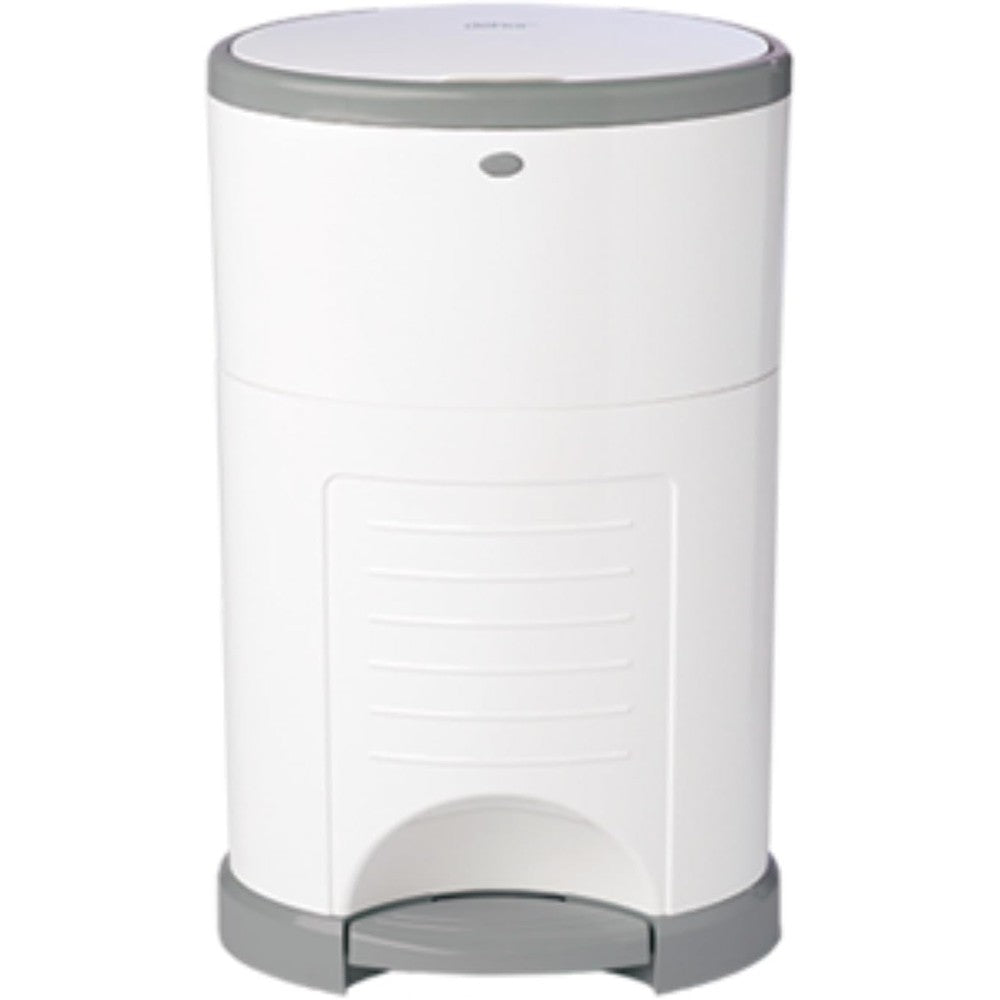 Dekor Eko Mini Diaper Pail White front view