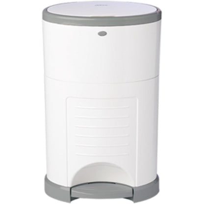 Dekor Eko Mini Diaper Pail White front view