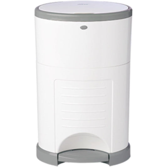 Dekor Eko Mini Diaper Pail White front view