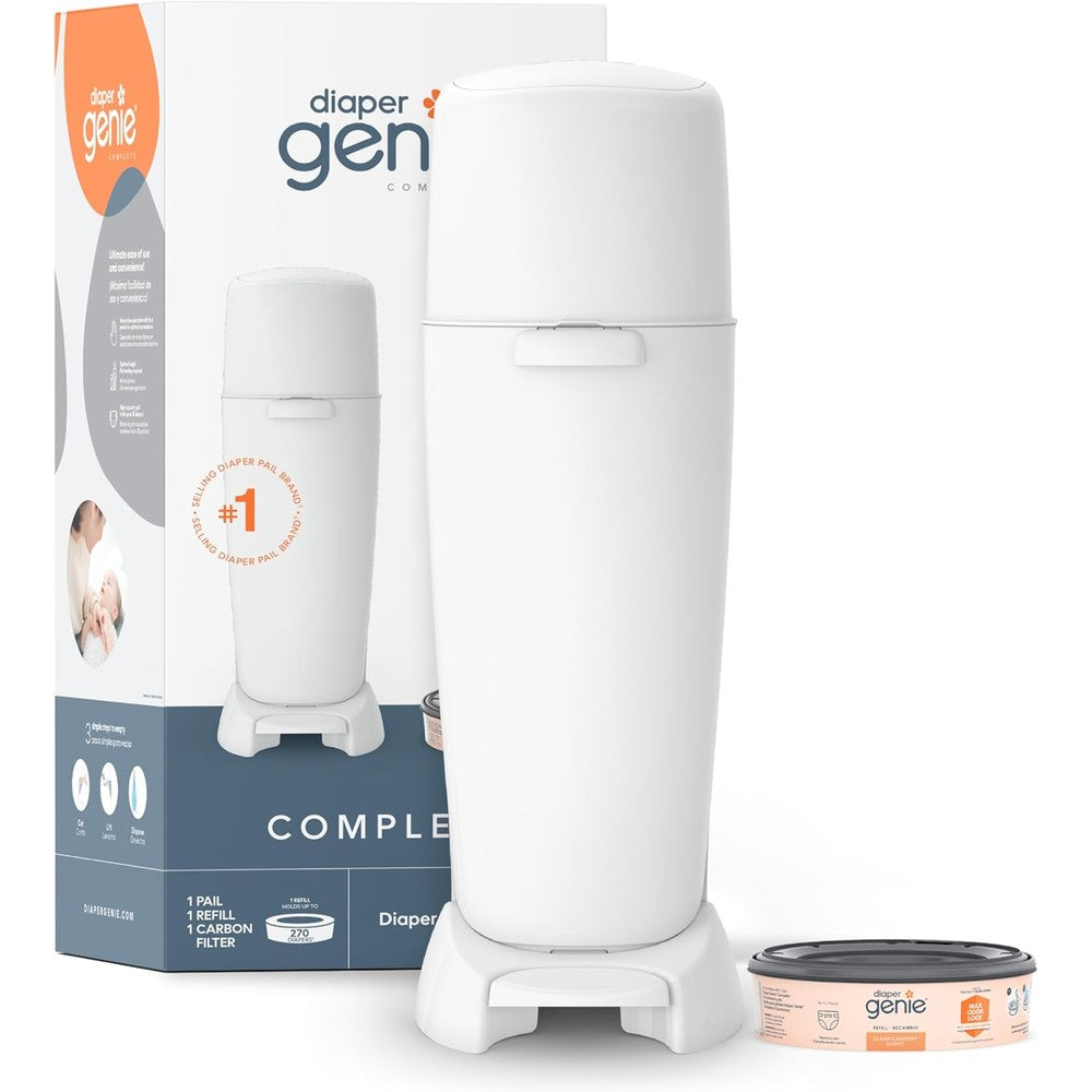 Diaper Genie Complete Diaper Pail front view nursery essential