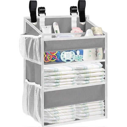 Ofiray-home hanging diaper organizer front view in a nursery
