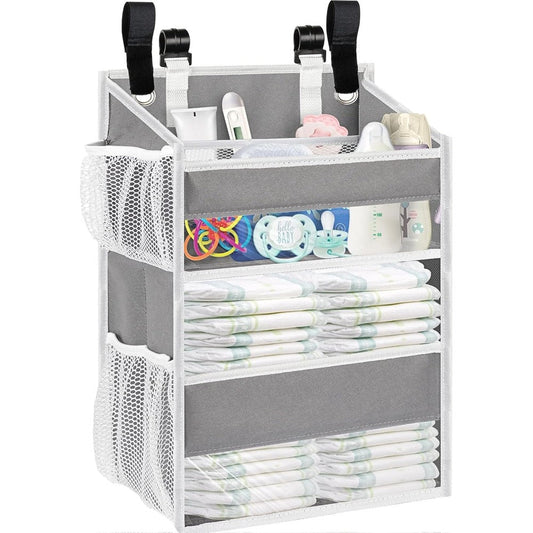 Ofiray-home hanging diaper organizer front view in a nursery