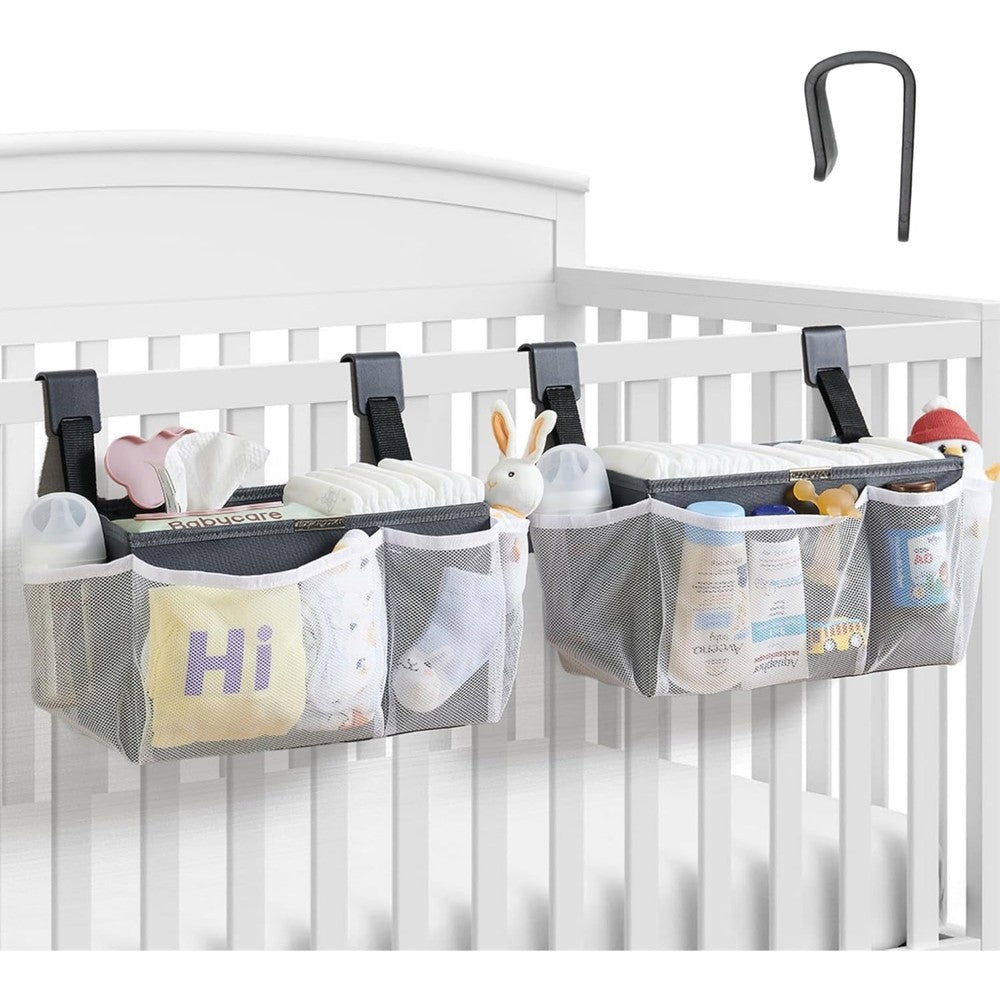 Hogarcosas 2-pack hanging diaper organizer front view