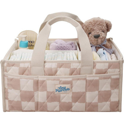 Tiny Marvels baby diaper caddy organizer front view
