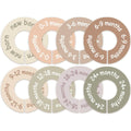 Cephira baby closet dividers front view nursery organizer