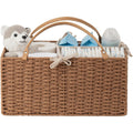 Hblife large paper rope baby diaper caddy front view