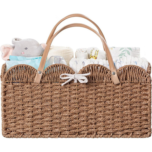 Hblife large baby diaper caddy front view