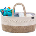 YeaYee baby diaper caddy front view nursery storage