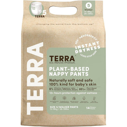 Terra plant based training pants size five front retail pack view