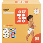 Hello Bello Premium Diapers Size 4 front view box