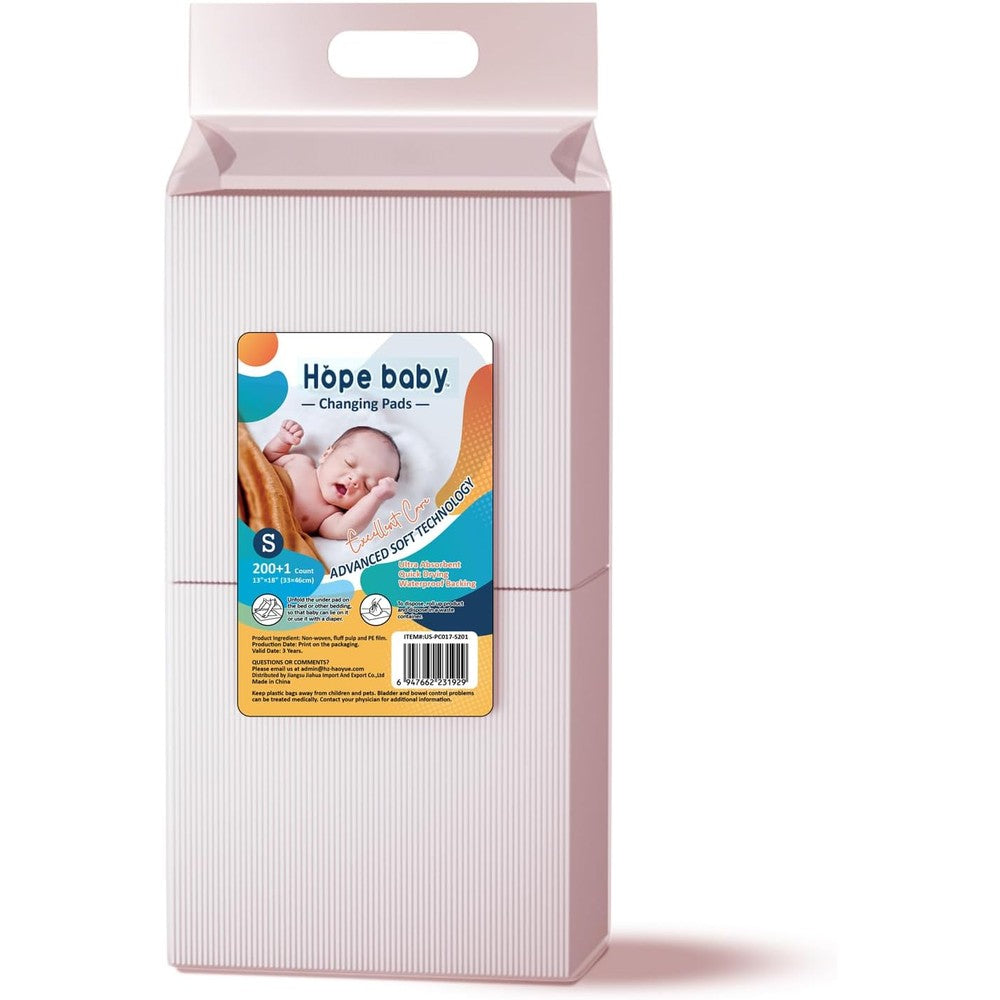 Jus Cool baby disposable changing pads front view packaging