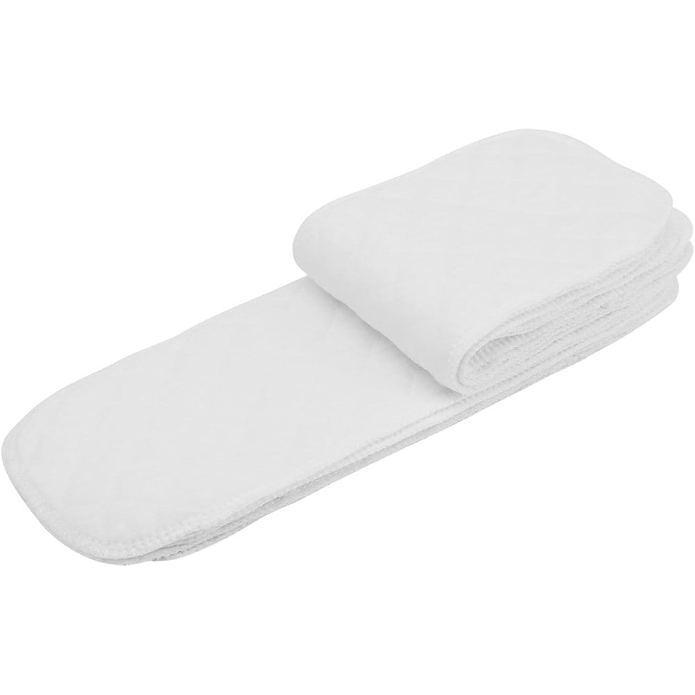 Keenso 10 pieces baby cloth diaper inserts front view