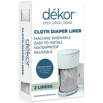 Dekor cloth diaper liner 2 pack front view