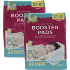 Lunapuer Overnight Diaper Booster Pads 64 count package front view