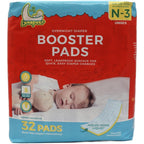 Lunapuer diaper booster pads overnight pack front view