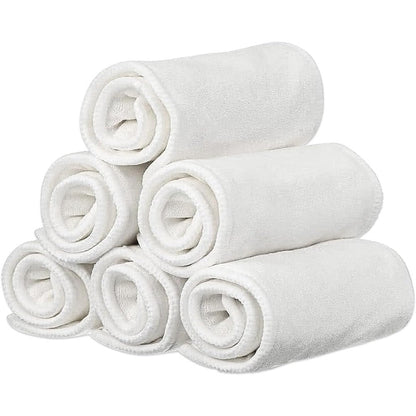 LukLoy 6 Pack Rayon Microfiber Adult Diaper Inserts front view