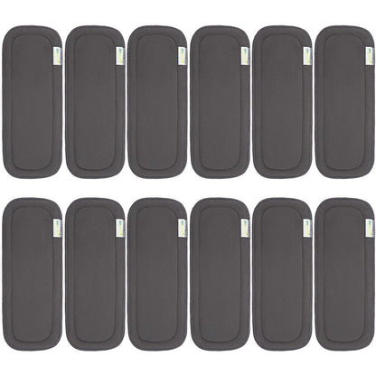 Wegreeco reusable charcoal diaper inserts 12 pack front view