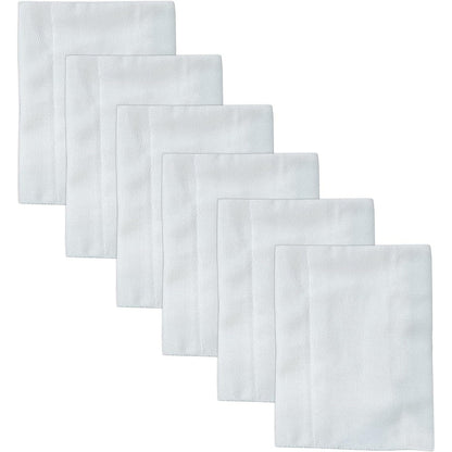 Ruvanti 10 Pack Birdseye Prefold Cloth Diapers front view
