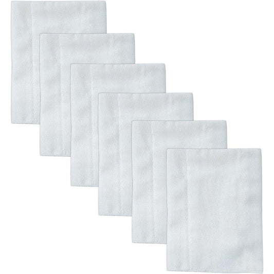 Ruvanti 10 Pack Birdseye Prefold Cloth Diapers front view