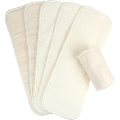 Mama Koala 6-layer natural cloth diaper inserts front view