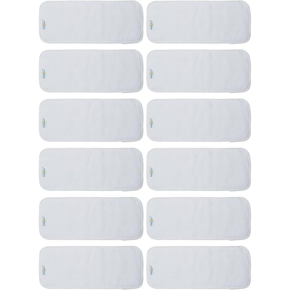 Babygoal reusable cloth diaper inserts pack of 12 front view