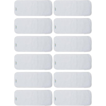 Babygoal reusable cloth diaper inserts pack of 12 front view