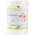 Wegreeco 100 Percent Bamboo Flushable Diaper Liners front packaging view