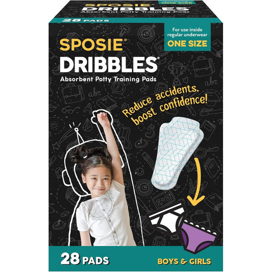 Select Kids Sposie Dribbles Potty Training Pads box front view