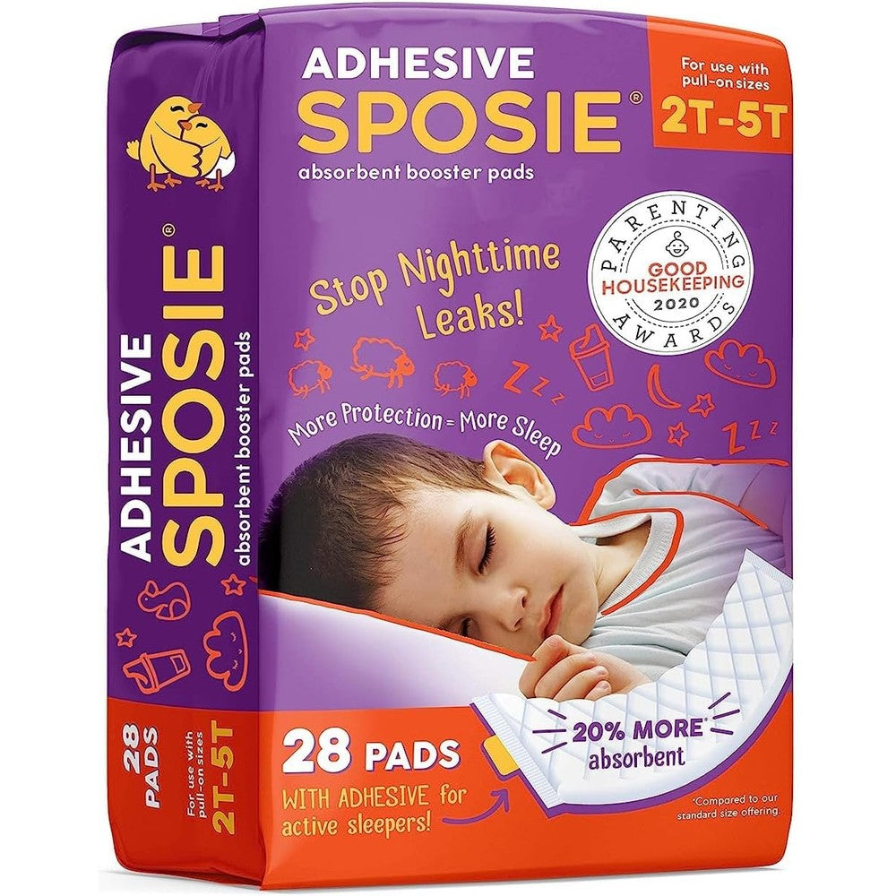 Select Kids Sposie adhesive diaper booster pads front package view