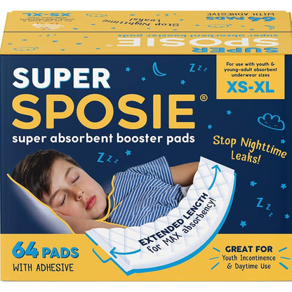 Select Kids Super Sposie Booster Pads front packaging view