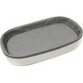 Stokke Sleepi Changer front view white oval changing pad