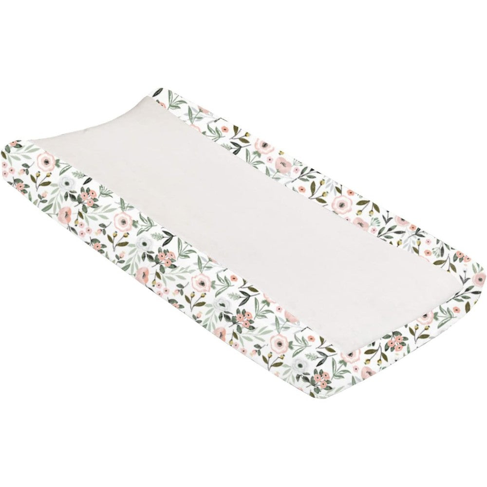 Thewasc baby changing pad for girls front view
