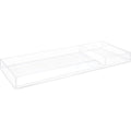 Nursery Works acrylic changing tray front view clear nursery organization