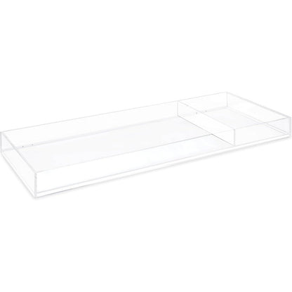 Nursery Works Acrylic Changing Tray front view on white background