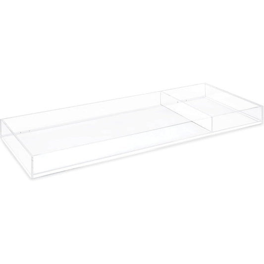Nursery Works Acrylic Changing Tray front view on white background
