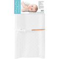 Dream On Me changing pad front view showing snow white waterproof surface
