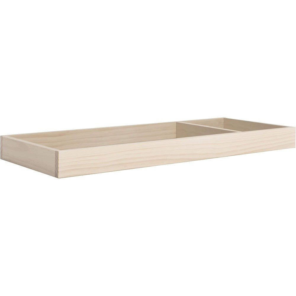 Babyletto Universal Wide Removable Changing Tray in Washed Natural front view