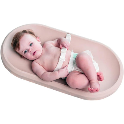 Zeepops baby changing pad front view cushioned foam