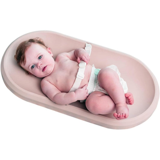 Zeepops baby changing pad front view cushioned foam