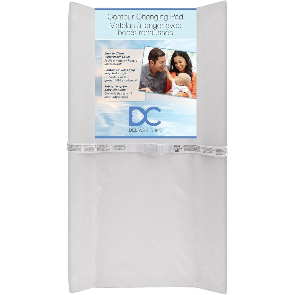 Delta Children Contoured Changing Pad front view for nursery