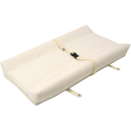 Naturepedic Organic Contoured Changing Pad 16 Inch By 31 Inch Waterproof 2 Sided Organic Cotton Baby Diaper Changing Pad For Nursery - Image 1