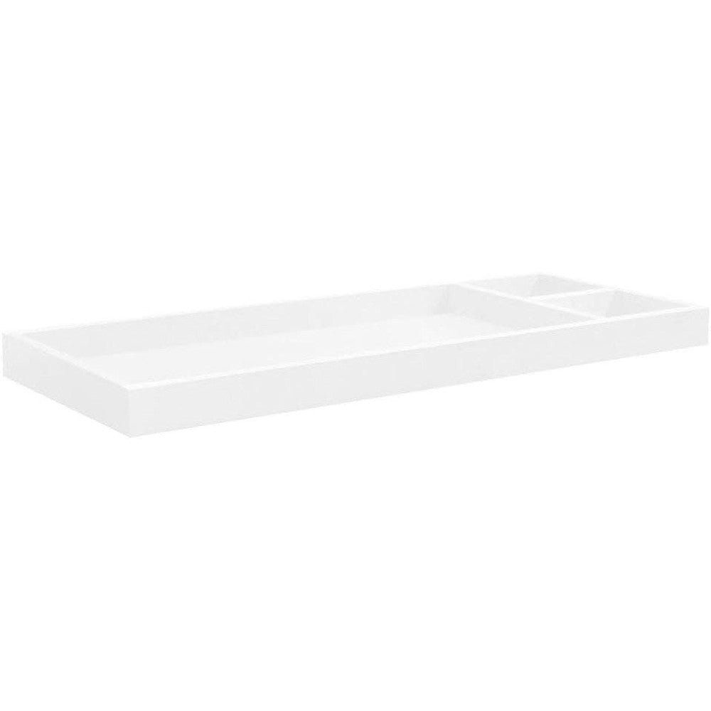 DaVinci universal wide removable changing tray front view white nursery furniture