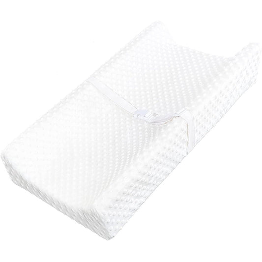 Yening mini baby diaper changing pad front view on nursery dresser