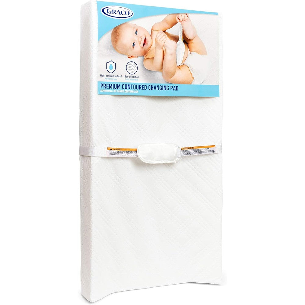 Graco Premium Contoured Baby Changing Pad front view for nursery