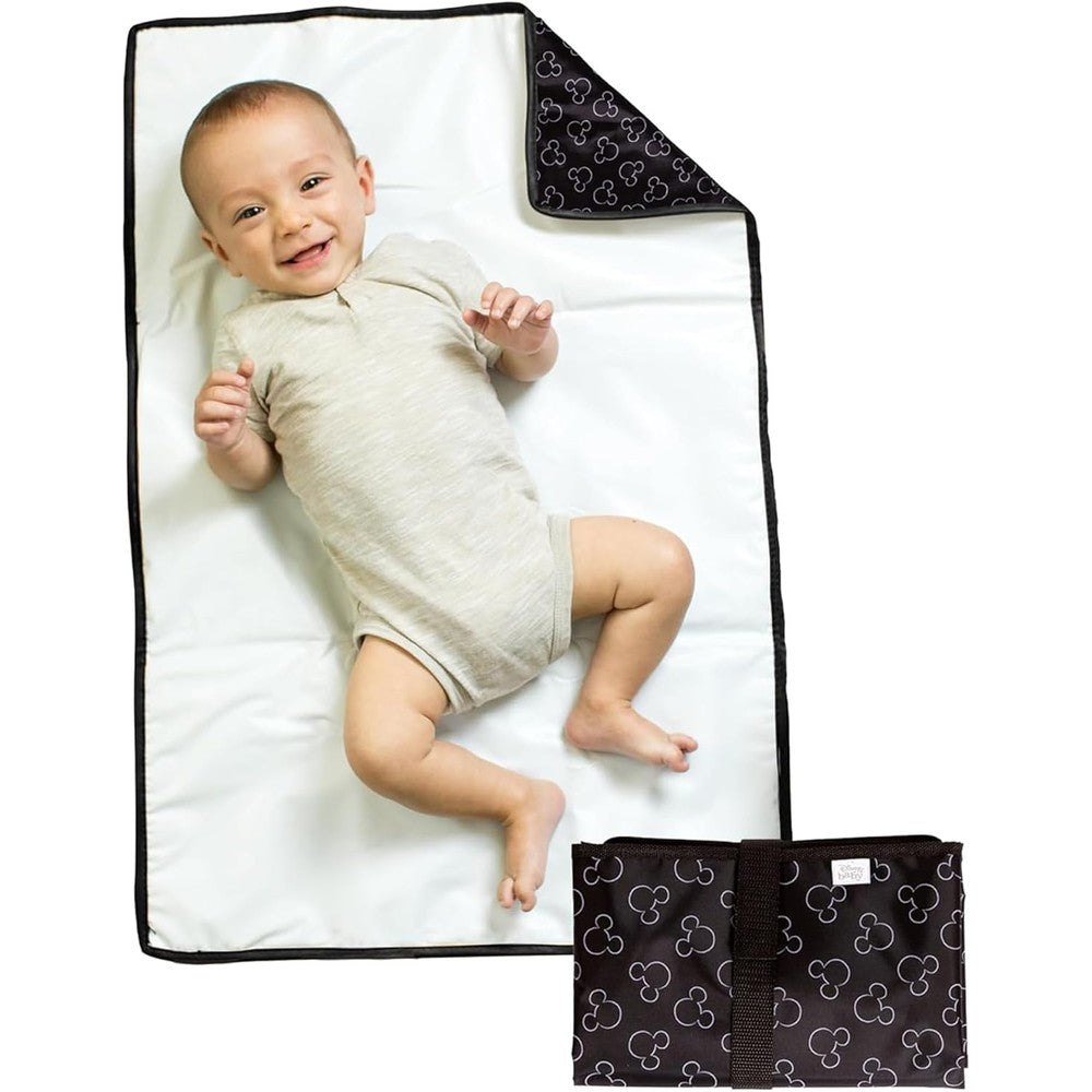 J.L. Childress Disney Mickey Mouse portable changing pad folded view