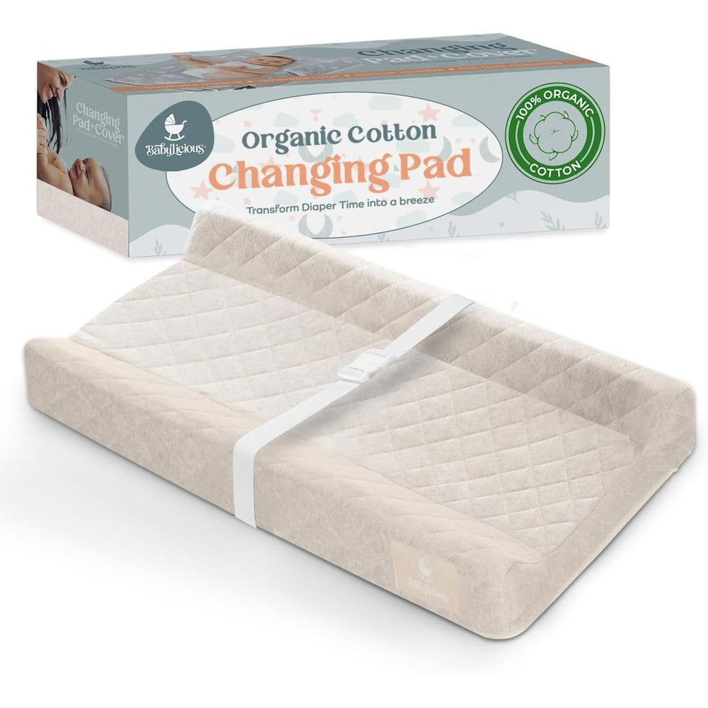 Zicoto contoured baby changing pad front view