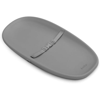 Evolur Eva Baby Changing Pad Dark Gray front view
