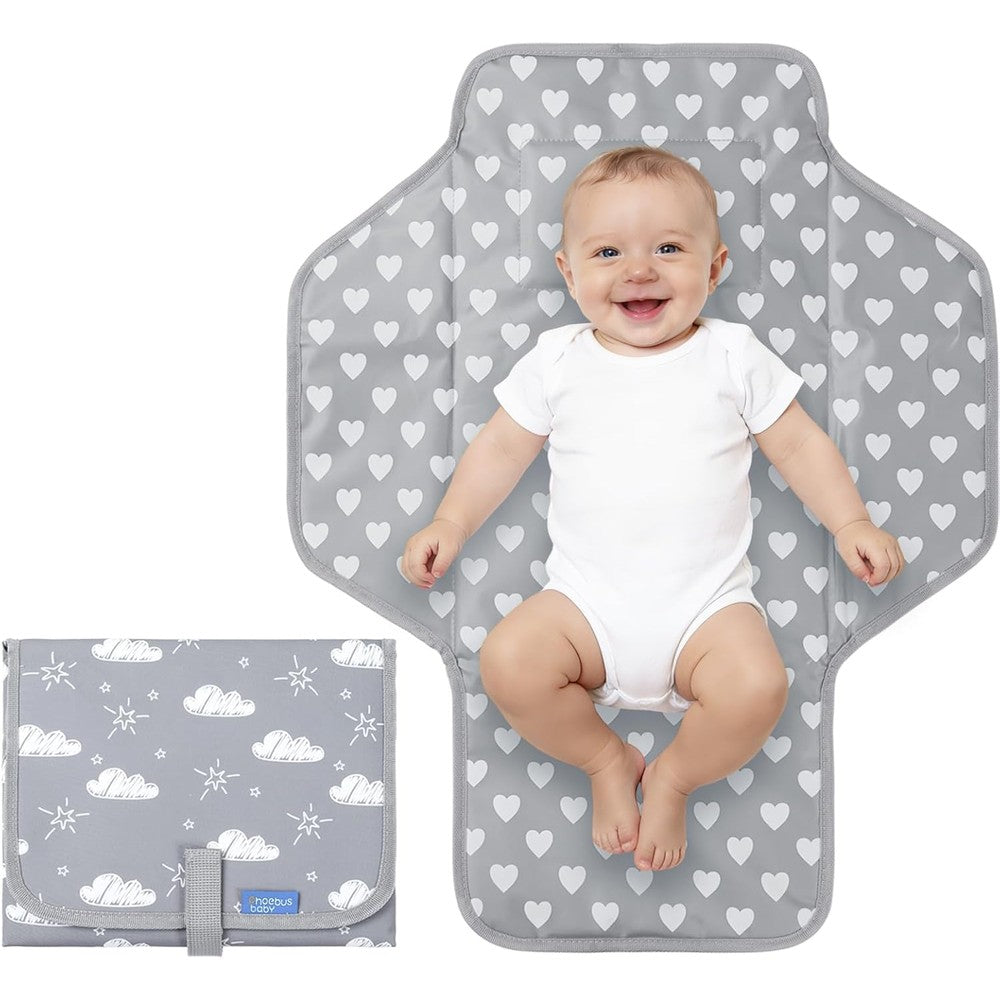 Phoebus Baby portable waterproof changing pad front view